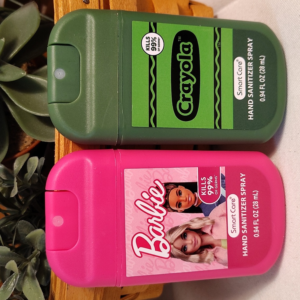 💍Children's Hand Sanitizer Spray Barbie & Crayola Crayon .94 oz. Each